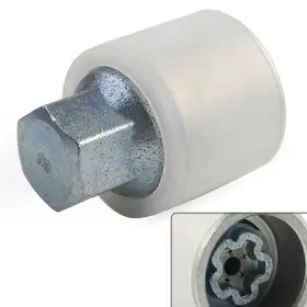 168shop 550752922926 1 Pcs New Locking Wheel Nut Key Bolt Letter E For Audi Chrome-molybdenum Steel