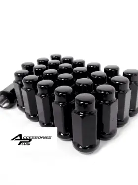 Ap-1909lbk Accessories Plus 32 Pc 2012-2026 Ram 2500 Black Custom Wheel Lug Nuts 14mm X 1.50 #