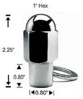 Ap-3160 Accessories Plus 16 Pc 9/16 American Eagle Alloys Dually Mag Lug Nut With Washer Part #