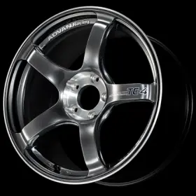 Yads8h45dhbf Advan For Tc4-se 18x8.5 45 5x100 Racing Hyper Black Diamond Cut Wheel