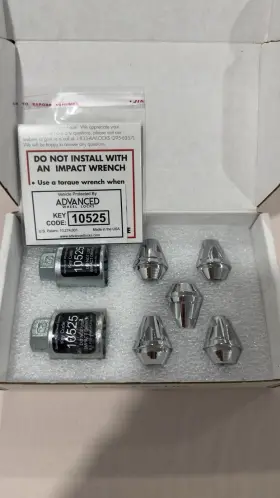 3008c5l2k Advanced Wheel Locks Set M12x1.5 33mm Tall Cone Seat - # 3008