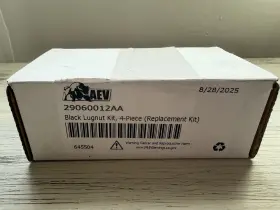 29060012aa Aev Black Lugnut Kit 4 Piece 14x1.5 Oe Style 7/8 Hex 1.78