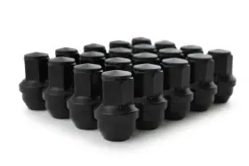 2007065 Afterarket Produts New Black Lug Nuts 20pc Fits 2012-2021 Tesla Model 3 S X Y