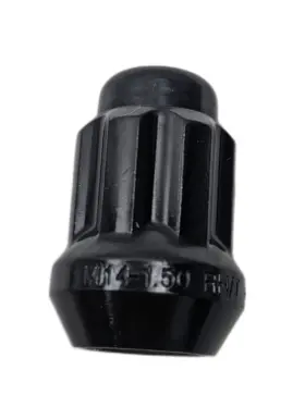 188f-0-b Aftermarket 6908opbk 100pcs Lugnut Closed End Black Spline 14 X 1.5 1.38 Inch Wheel Lug Nuts