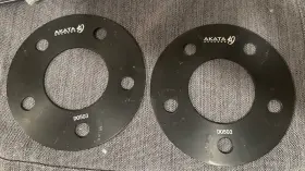 Do503 Akata 3mm Wheel Spacers For 15-23 Dodge Challenger/charger 5x115mm 71.6 Black Anodized