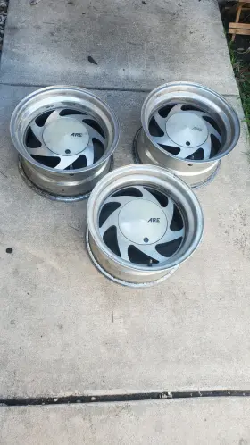 2969291 American Racing Vintage Ape Wheels Rims Alloy Mag Blade Sawblade