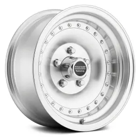 Ar615765 American Racing Ar61 Outlaw 1 1pc Wheel 15x7 -6 5x114.3 Silver Single Rim