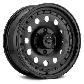 Ar625773b American Racing Ar62 Outlaw Ii 1pc Wheel 15x7 -6 5x127 Black Single Rim