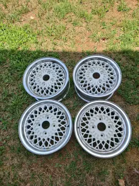 Ar6425761 American Racing 14 Vintage Wheels Rims Ar64 Crosswire Mesh Jdm 4x113