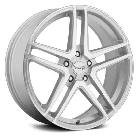 Ar90788012440 American Racing Ar907 1pc Wheels 18x8 40 5x114.3 72.56 Silver Rims Set Of 4