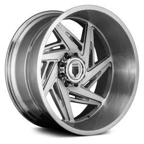 At1906-24470bt-76 American Truxx At1906 Spiral Wheel 24x14 -76 8x170 125.2 Brushed Single Rim