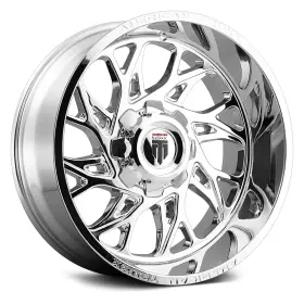 At1913-2137c-24 American Truxx At1913 Destiny Wheel 20x10 -24 6x139.7 Chrome Single Rim