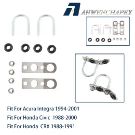 Aht019-sl-w Anwenchapey For Civic Ex Dx Lx Crx Acura Integra Traction Bar Radiator Relocation Brackets