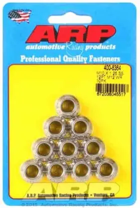 400-8364 Arp M10 X 1.25 Ss M12 Socket 12pt Nut Kit