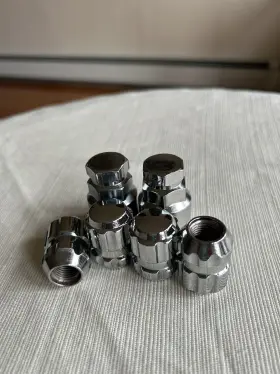 M12x1.25 Arrow Ac005 Set 4 Chrome Anti-theft Wheel Lock Nut And Key
