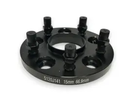 Hc5120 Arrow Jka 141 2pcs Black Hub Centric Adapter Spacer 5x120mm To 15mm/20mm/1 Inch Thick