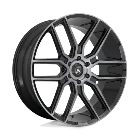 Abl28-22956330gy Asanti Abl-28 Baron Gloss Black Gray Tint 22x9.5 6x135 Wheel Single Rim