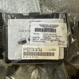 Hy53-17a147-aa Aston Martin New Oem Locking Wheel Bolt Set P/n Black