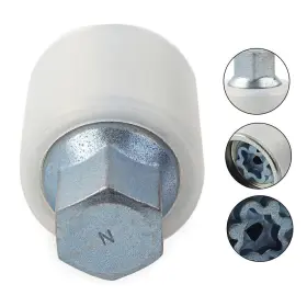 Astore 550713776117 1 Pcs Locking Wheel Nut Key Bolt Letter N For Audi Chrome-molybdenum Steel Us