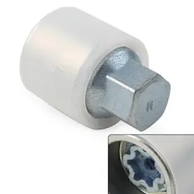 Astore 550721272564 1 Pcs Locking Wheel Nut Key Bolt Letter H For Audi Chrome-molybdenum Steel Us