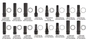 Atd-3065 Atd Tools 16 Pc. Locking Wheel Nut Master Key Set