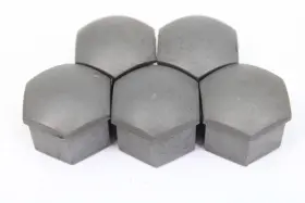 321-601-172-a-237 Audi 2008-2017 S5 Convertible Wheel Lug Nut Bolt Cover Cap Gray Set Of 5 Oem
