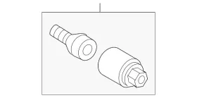4f0-698-139-c-802 Audi Genuine Wheel Bolt