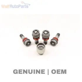 7p6698137a Audi Locking Lug Nut / Bolt Set With Key - Vw Touareg