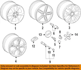 4f0698139b812 Audi Oem 13-15 R8 Rs5 Wheels Wheels-wheel Bolt