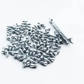 Au49 Aupartuds 9mm Tire Studs For Boots 200pcs Carbide 4mm W X L Silver