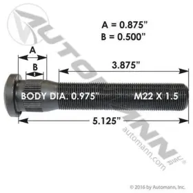 201.6158 Automann Wheel Stud