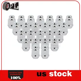 Lea131284300 Autoparts-leader 24 Pieces Chrome 12x1.25 Closed End Bulge Acorn Lug Nuts For Nissan Titan 03-16