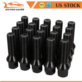 Autopartsclub2018 Apc130878001 20 Piece 14x1.25 Wheel Lug Nut 40mm Shank Length For Bmw 228i 330i M3 M4 X5 X6