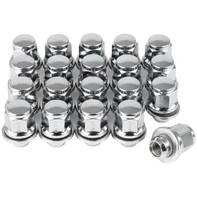 Sunion118180 Autopartsunion 20x M12x1.25 Mag Seat Style Chrome Lug Nuts For Nissan Frontier Np300 Titan