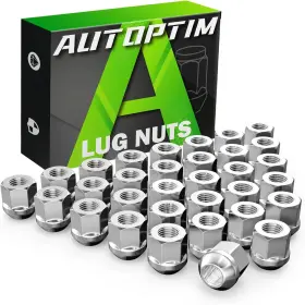 Lnap0223 Autoptim M14x1.5 32pcs Open End Lug Nuts - Replacement Chevy Silverado 32 Pack Silver