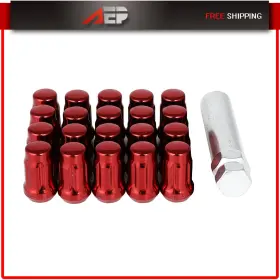 Auto118186puppy Autopuppy 20 X M12x1.5 Lug Nuts 1 Key Fits Honda Accord 2003-2022 Closed End Bulge Acorn