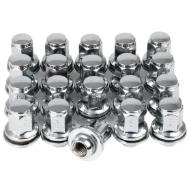 Atd118175 Autoutdoor 20x 1.8 Inch Height Chrome Mag Wheel Lug Nuts M14x1.5 For Toyota Tundra Lx Ls Lc