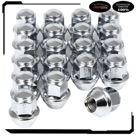 Atd118181 Autoutdoor 20pcs 12x1.5 Bulge Acorn Wheel Lug Nuts For Ford Escape Ranger Focus Ecosport