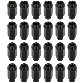 Atd131204 Autoutdoor 24 Pcs M14x2 Black Bulge Acorn Lug Nuts 1.72ftft Tall Fits Ford F-150 Expedition