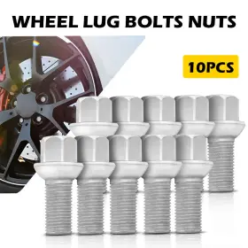 M14-1.5 Auxito 07 A220 70 A000 10pcs Wheel Lug Bolts For Mercedes-benz W204 W205 W211 W212 C207 W169