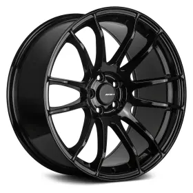 Av2017805h35gbk Avid.1 Av-20 Wheels 17x8 35 5x114.3 73.1 Black Rims Set Of 4