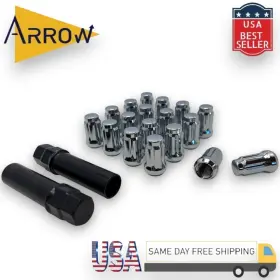 M12x1.5 Aw 5655b 24x Toyota Chrome Tuner Racing Spline Wheel Lug Nuts 2 Keys For