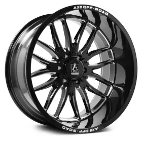 221212h-44hadbm Axe Hades Wheel 22x12 -44 6x139.7 87.1 Black Single Rim