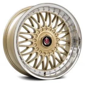 818blnk40ex10gp Axe Ex10 Gold With Polished Lip 18x8 5x105 40 Wheel Single Rim
