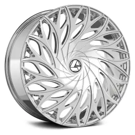 Aza-52526955722nc Azara Aza-525 Wheel 26x9.5 22 6x139.7 87.1 Chrome Single Rim