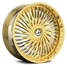 Aza-52620853635ng Azara Aza-526 Wheel 20x8.5 35 5x114.3 74.1 Gold Single Rim