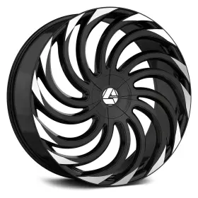 Aza-53426955722bm Azara Aza-534 Wheel 26x9.5 22 6x139.7 87.1 Black Single Rim