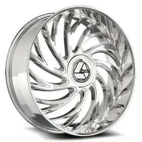 Azx-10128955722c Azara Azx-101 Wheel 28x9.5 22 6x139.7 87.1 Chrome Single Rim