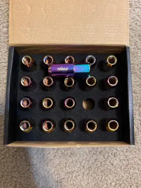 Ln-31 Bartoo 20pcs Forged Steel Racing Wheel Lug Nuts 47mm Open End M12 X 1.5mm 1.25mm