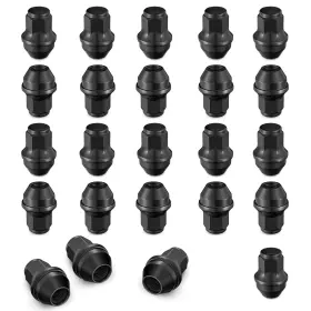 M14x1.5 Bdfhyk 06506 14mmx1.5 Wheel Lug Nuts 24pcs Black